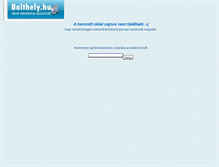 Tablet Screenshot of ajandekotleteim.bolthely.hu