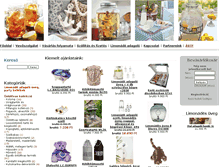 Tablet Screenshot of ajandekotlet.bolthely.hu